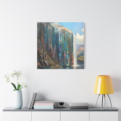 Abyssal Cascade Canvas Print