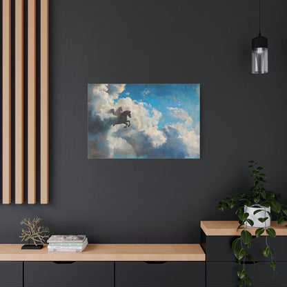 Riders of the Sky Canvas Print