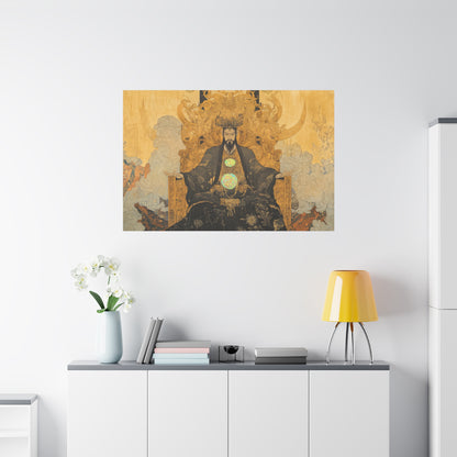 Crowned in Silence Canvas Print