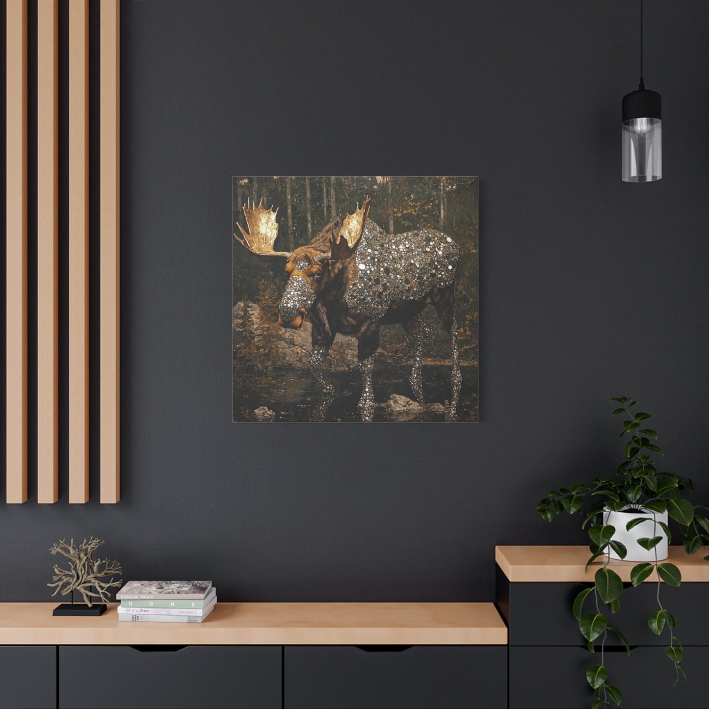 Antlered Lore Canvas Print