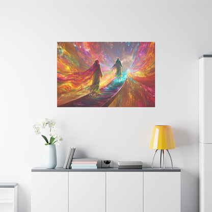 Walk the Light Canvas Print