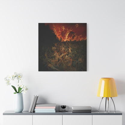 The Frantic Wail Canvas Print