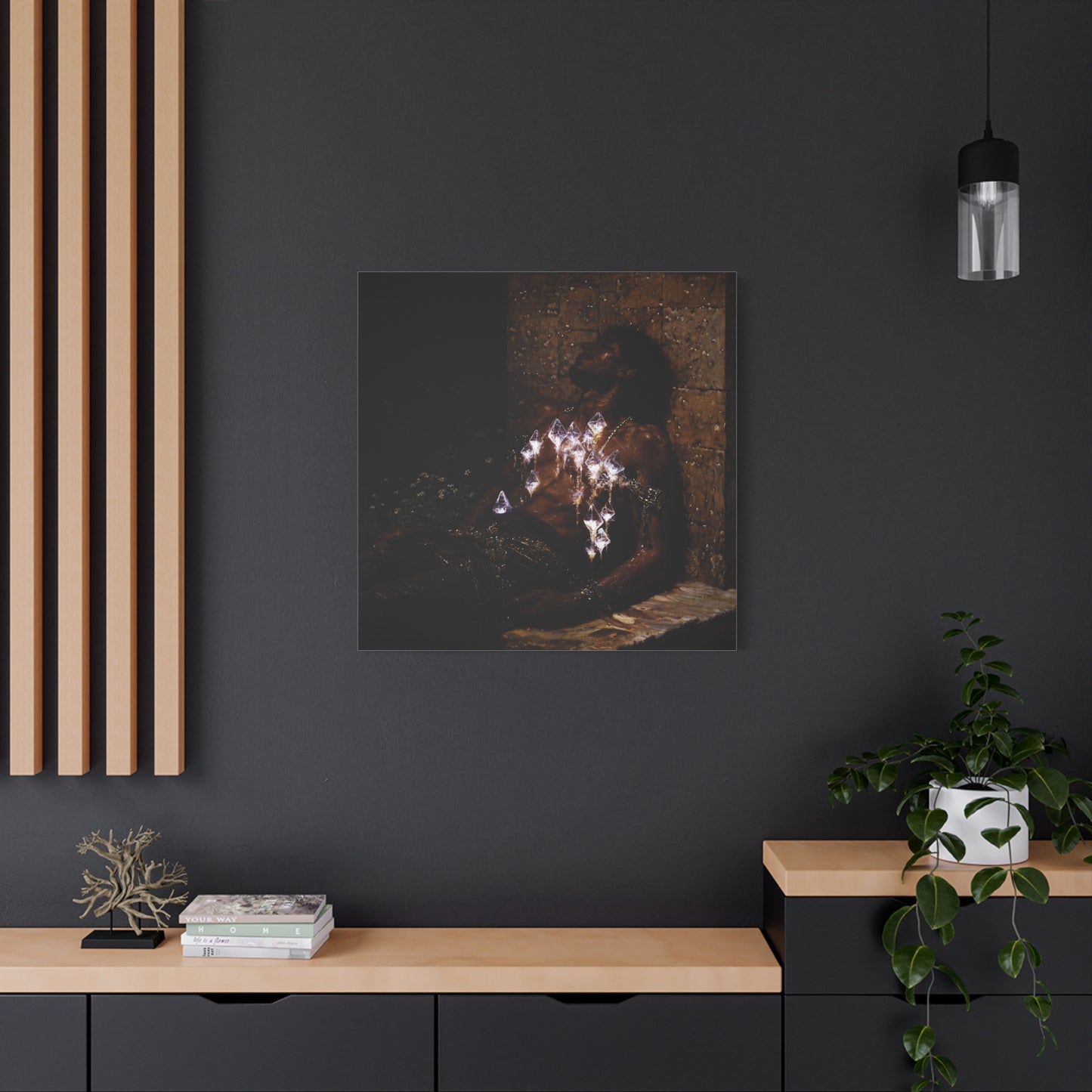 The Silent Lattice Canvas Print