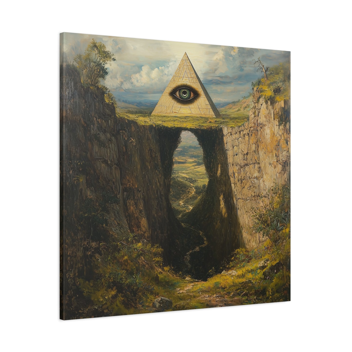 The Watchful Peak Canvas Print