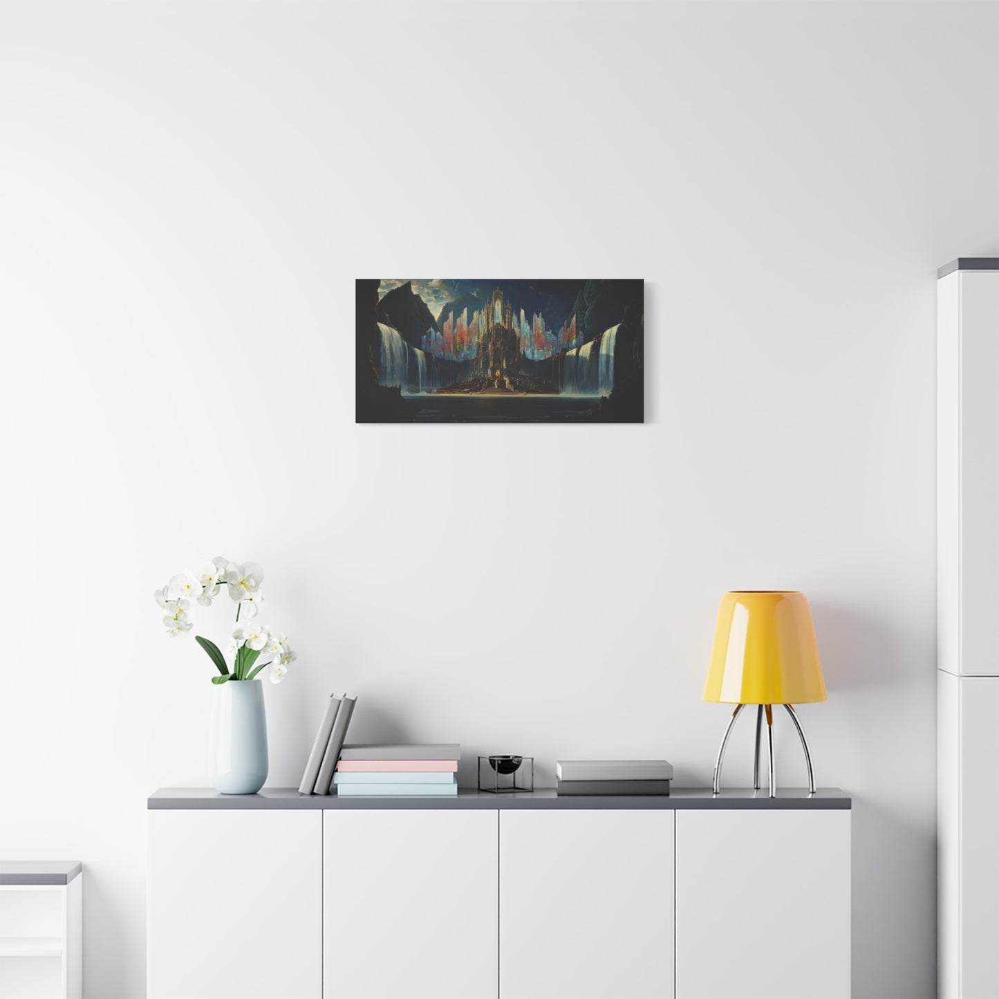 The Crystal Citadel Canvas Print