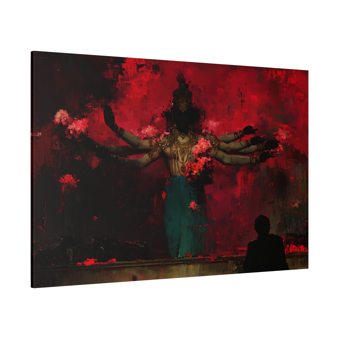 The Scarlet Veil Canvas Print