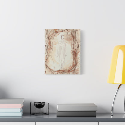 Soul's Silhouette Canvas Print