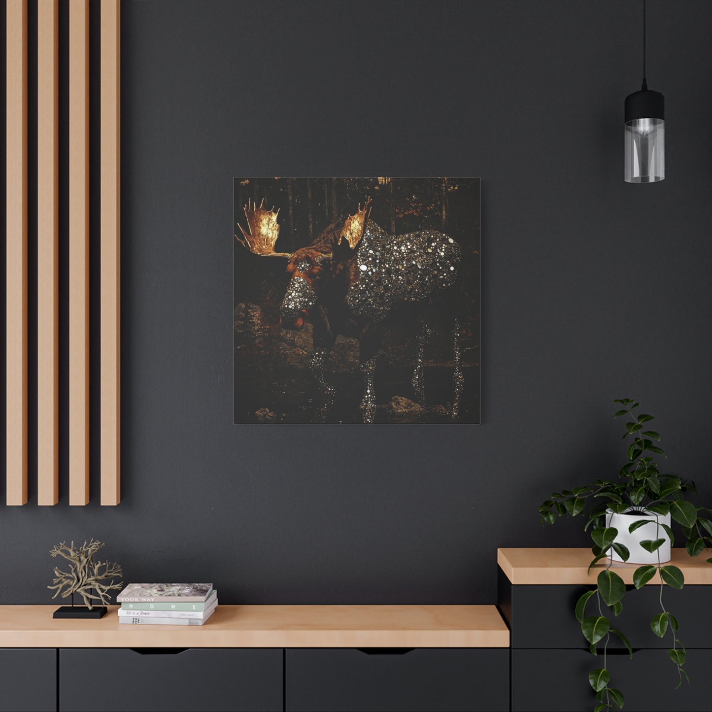 Night's Quiet Wonder Canvas Print