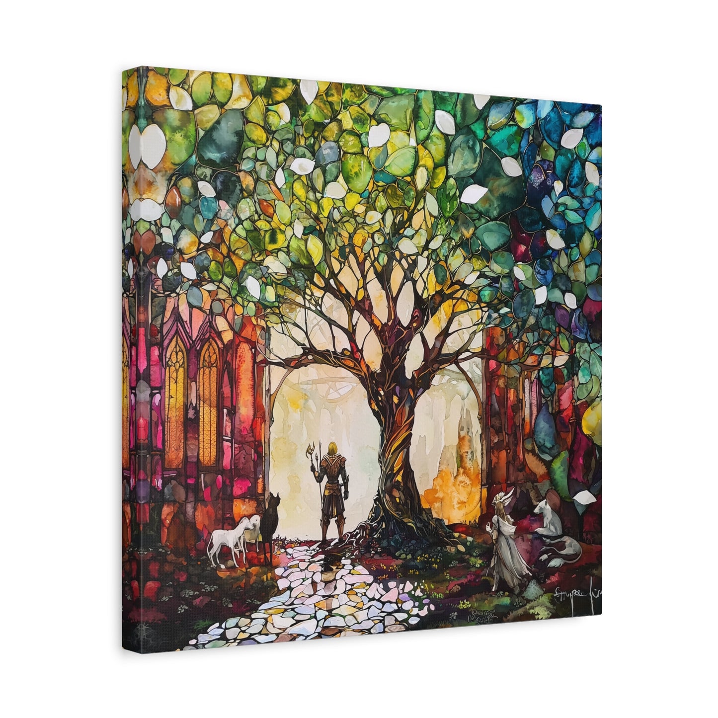 The Dreaming Grove Canvas Print