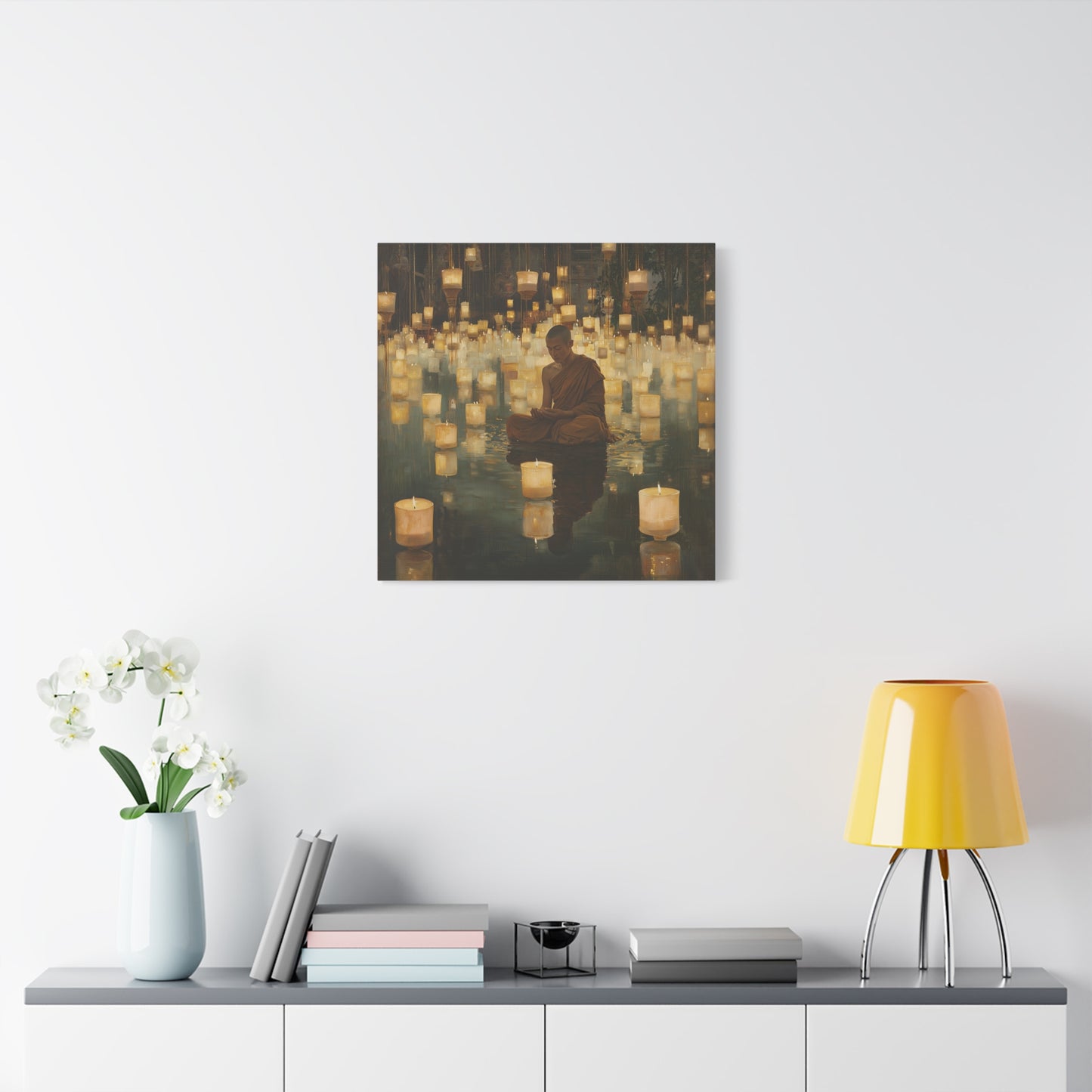 Quiet Candles Commune Canvas Print