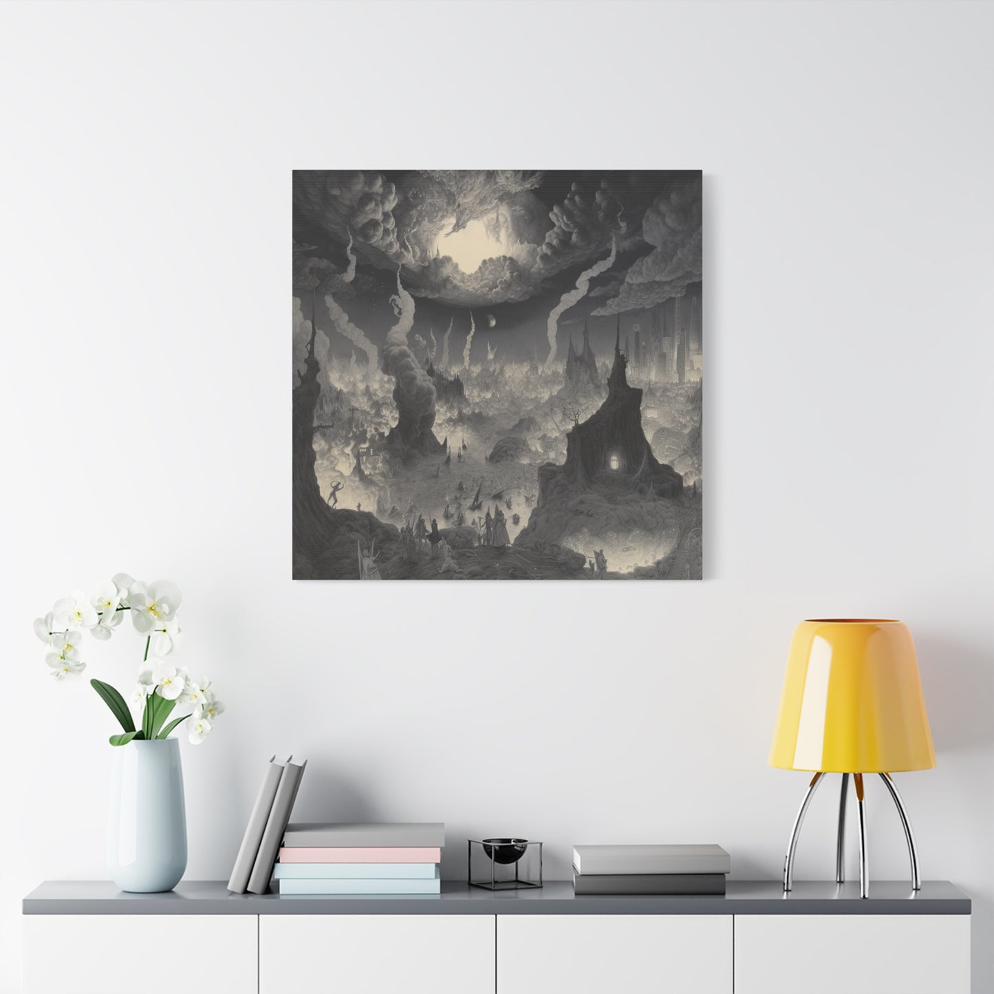 Where Night Dwells Canvas Print