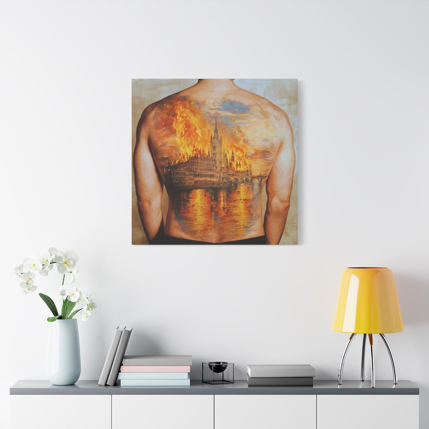 The Burning Dream Canvas Print