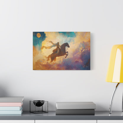 Ride to Dawn Canvas Print