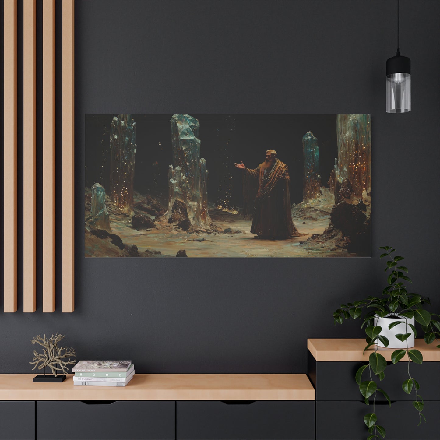 The Crystal Whisper Canvas Print