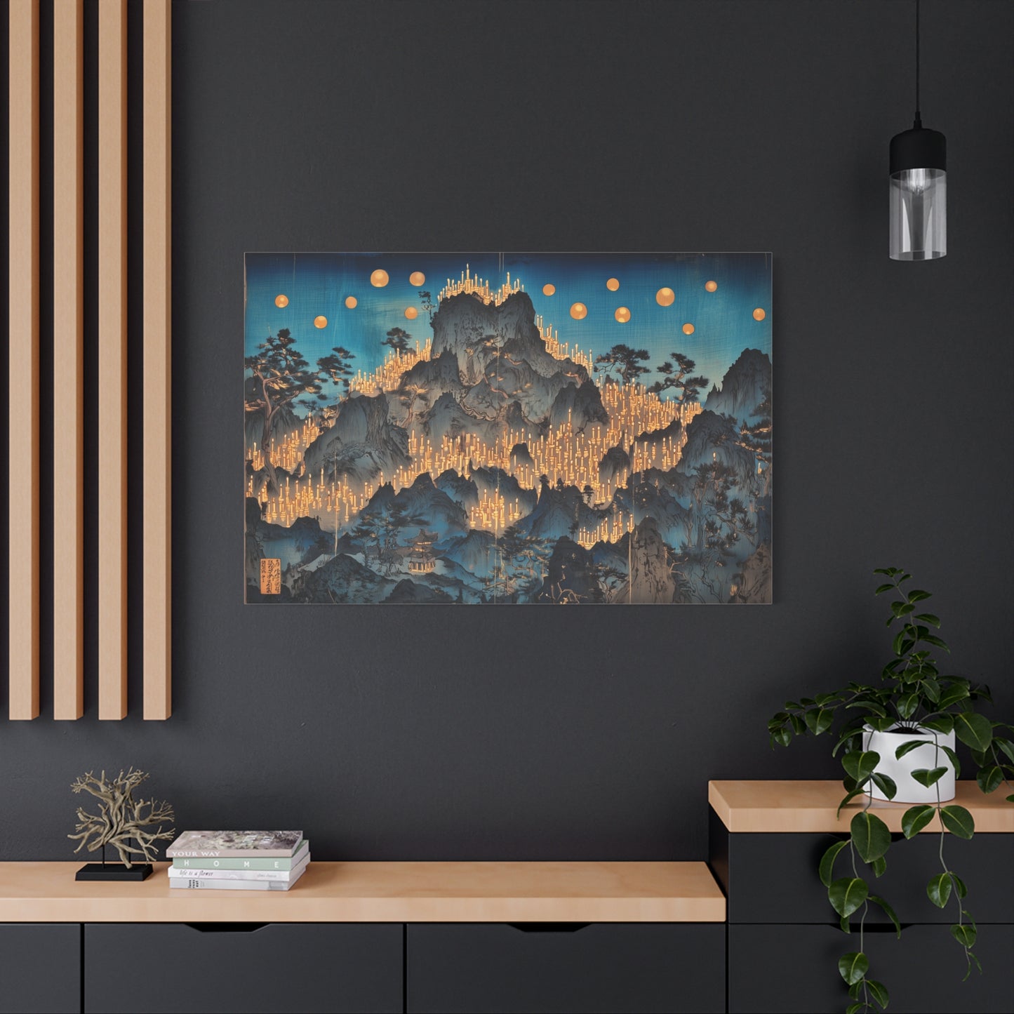 Lanterns of Twilight Canvas Print