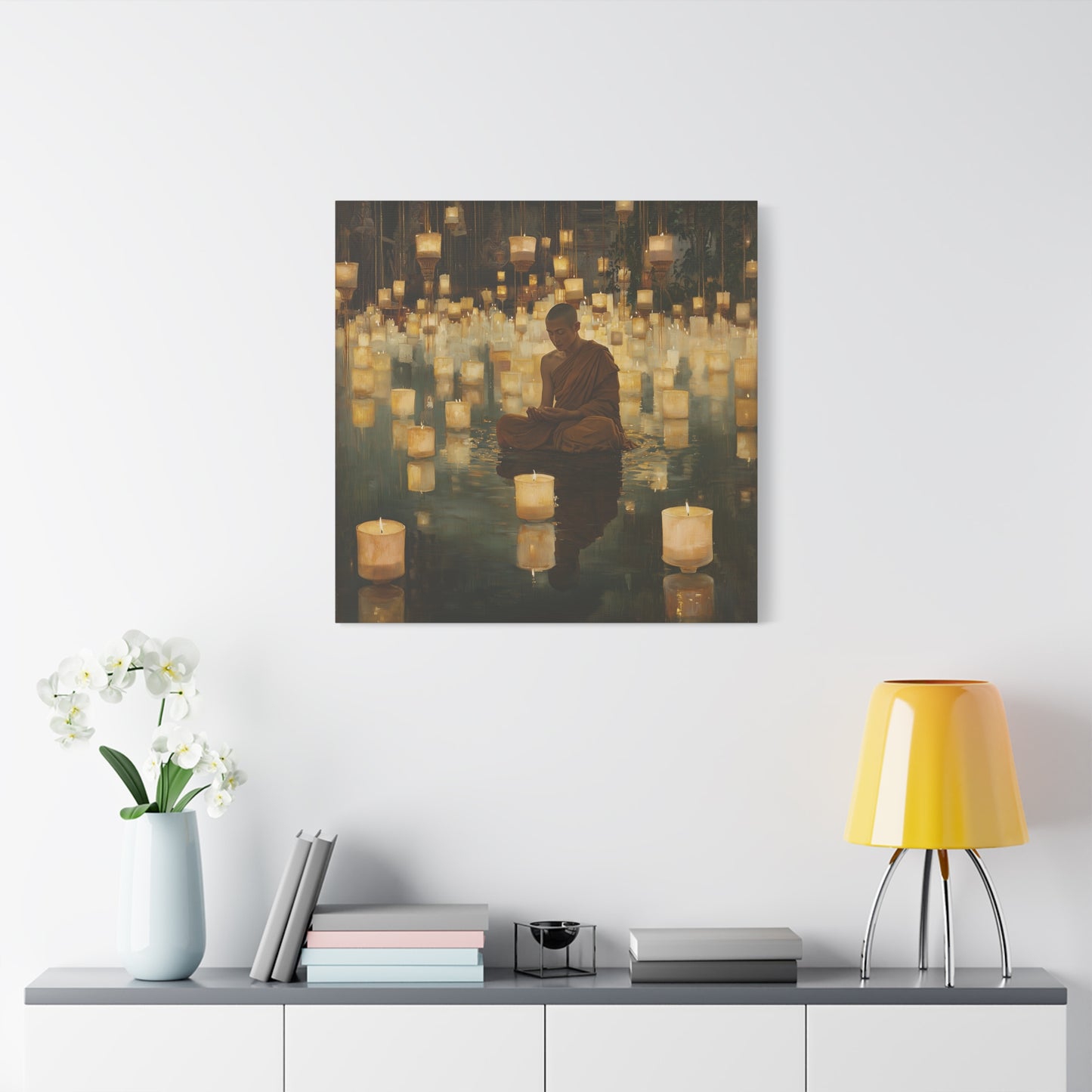 Quiet Candles Commune Canvas Print