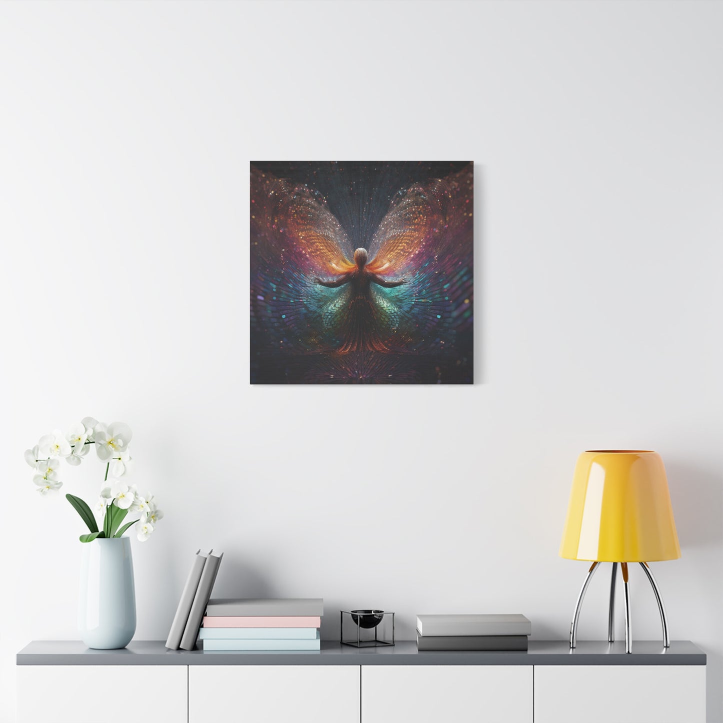 The Cosmic Unveiling Canvas Print