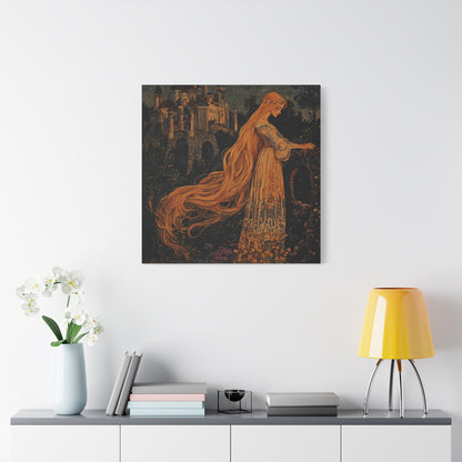 Silken Solitude Canvas Print