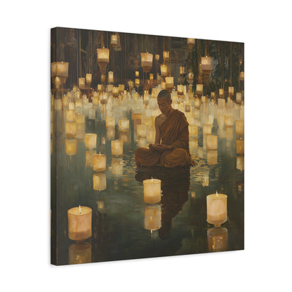 Quiet Candles Commune Canvas Print