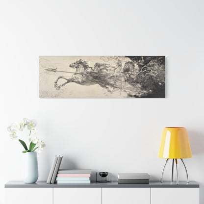 Ride to Battle Canvas Print