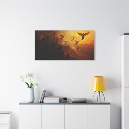 Souls in Flight Canvas Print