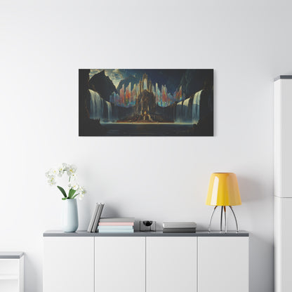 The Crystal Citadel Canvas Print