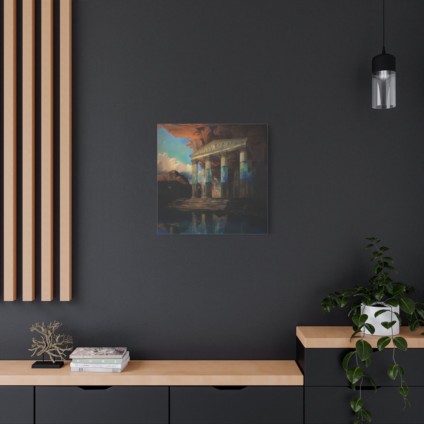 The Dreaming Temple Canvas Print