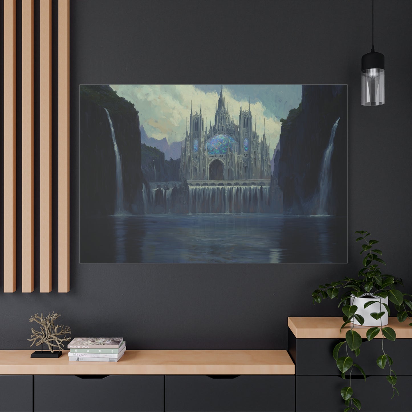 The Abyssal Citadel Canvas Print