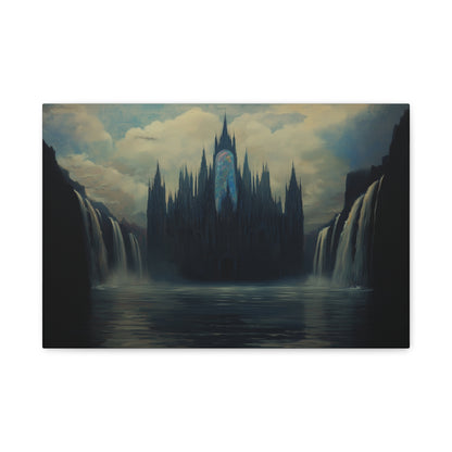 Spires of Eldoria Canvas Print