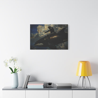 The Skyward Quest Canvas Print