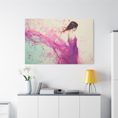 Crimson Reverie Canvas Print