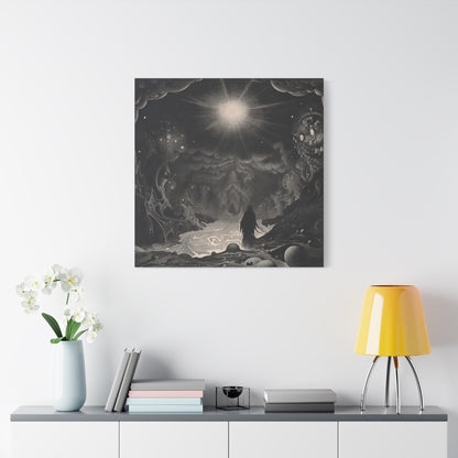 The Cosmic Balance Canvas Print