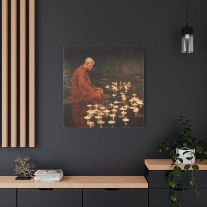 Whispering Flames Canvas Print