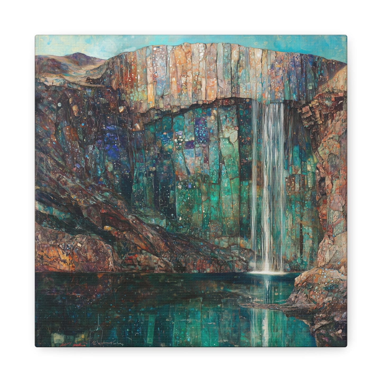 The Dreaming Cascade Canvas Print