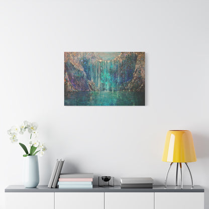 Falling Silence Canvas Print