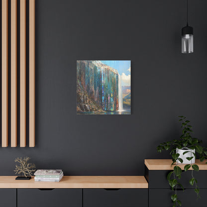 Abyssal Cascade Canvas Print