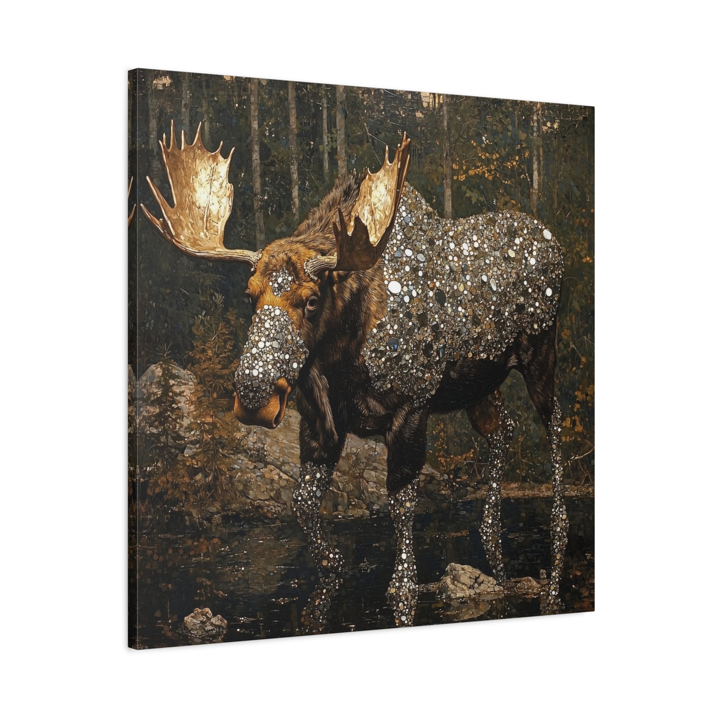 Antlered Lore Canvas Print