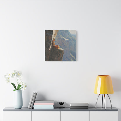 Balance of the Cliff Canvas Print