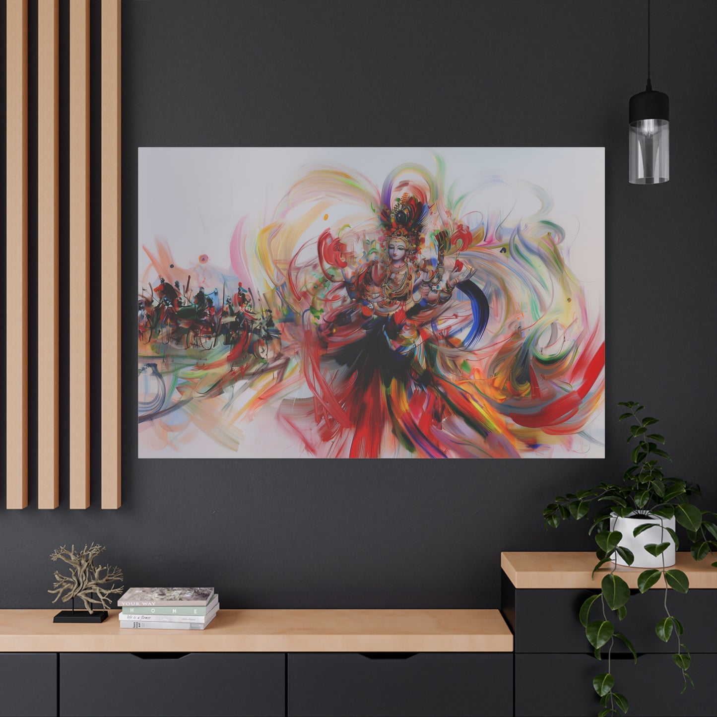 Kaleidoscope Heart Canvas Print