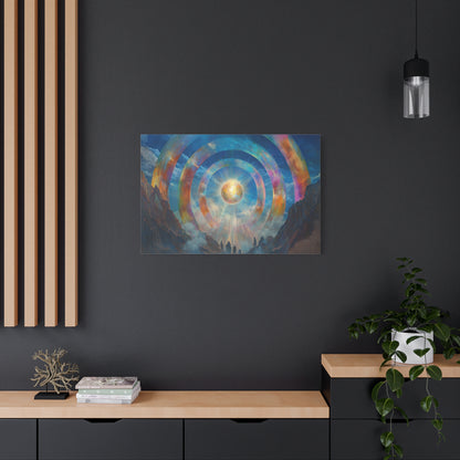 Rings of Light Canvas Print