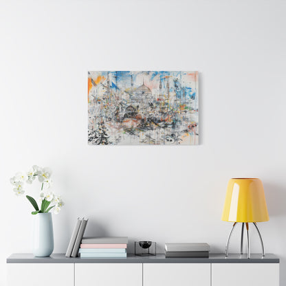 Equilibrium of Towers Canvas Print