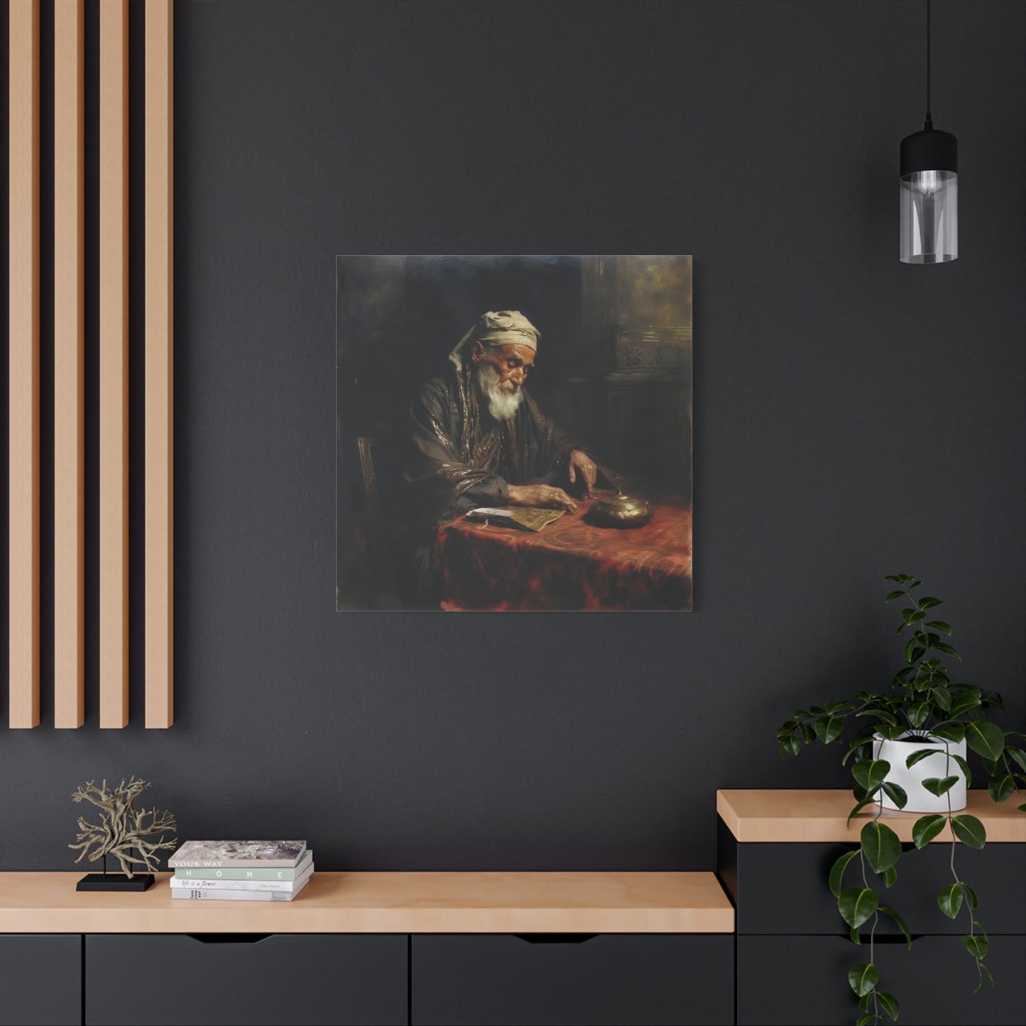 The Elder's Enigma Canvas Print