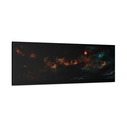 The Balance of Flame Canvas Print