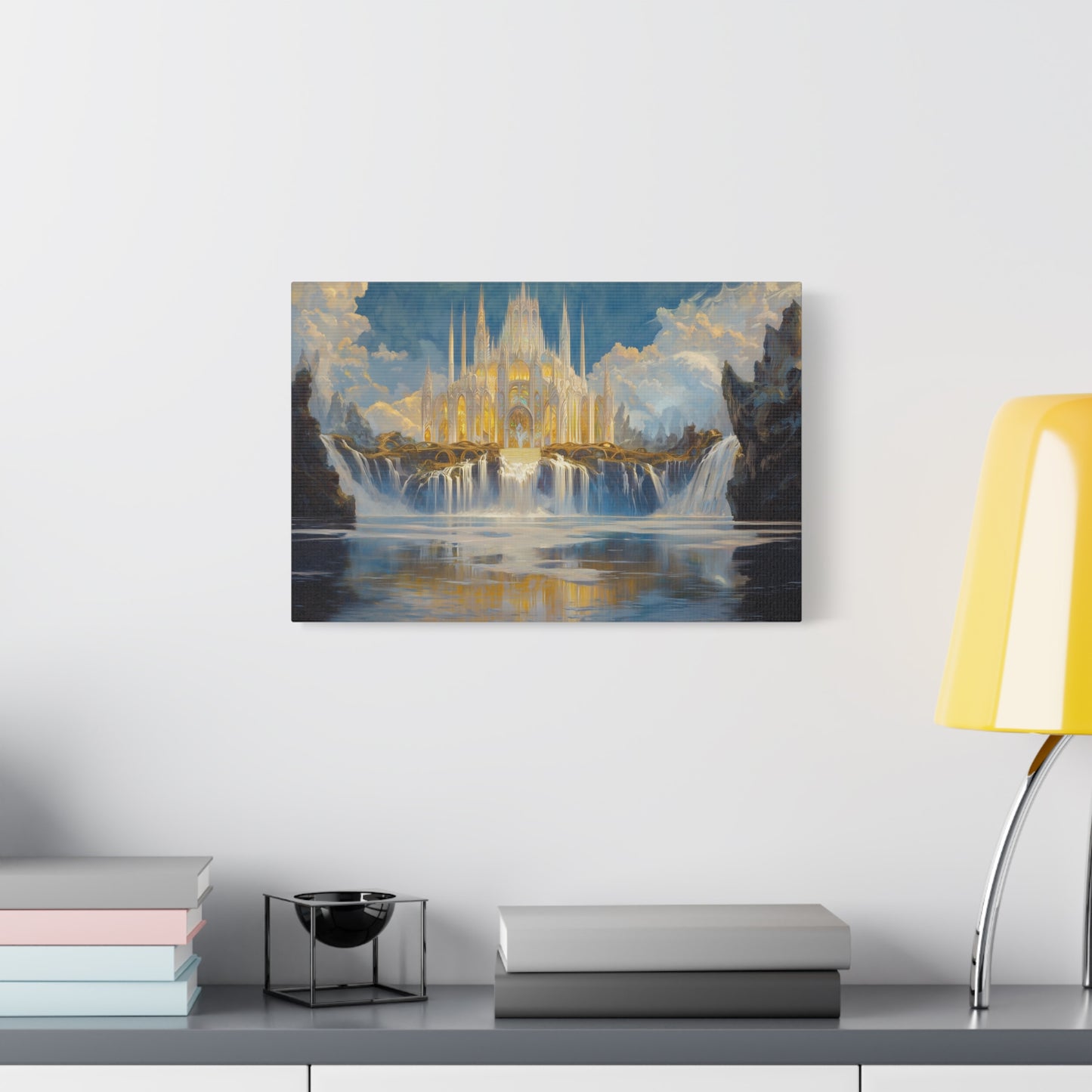 Golden Fortress Canvas Print