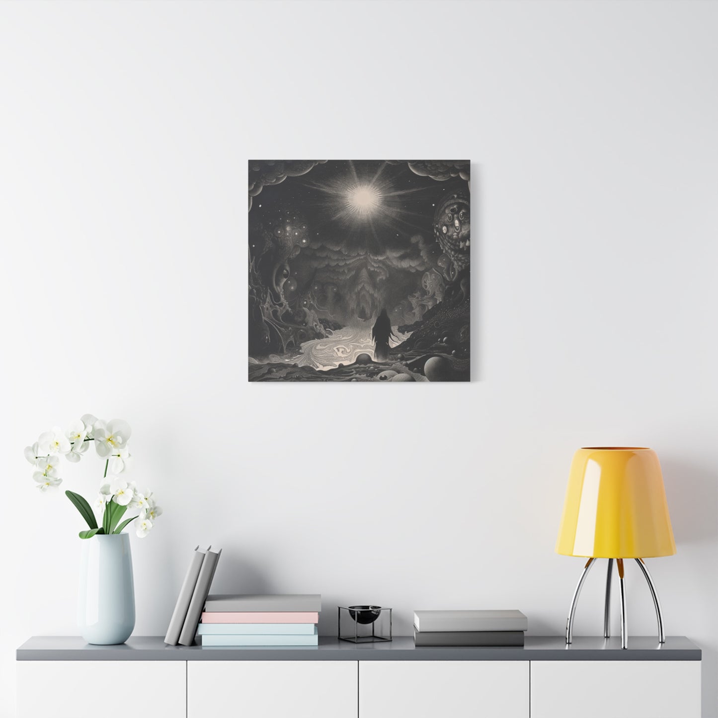 The Cosmic Balance Canvas Print