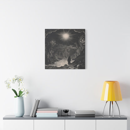 The Cosmic Balance Canvas Print