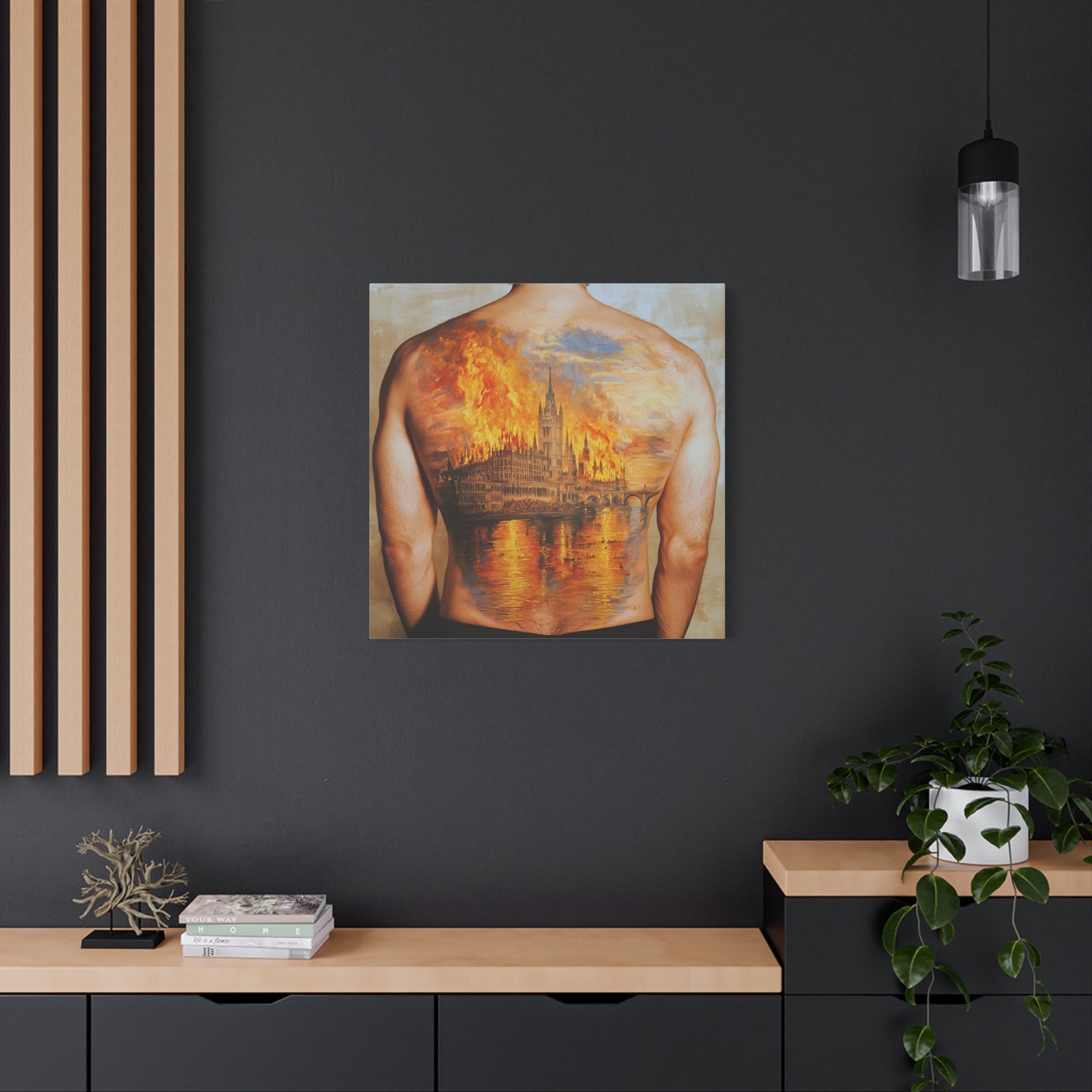 The Burning Dream Canvas Print