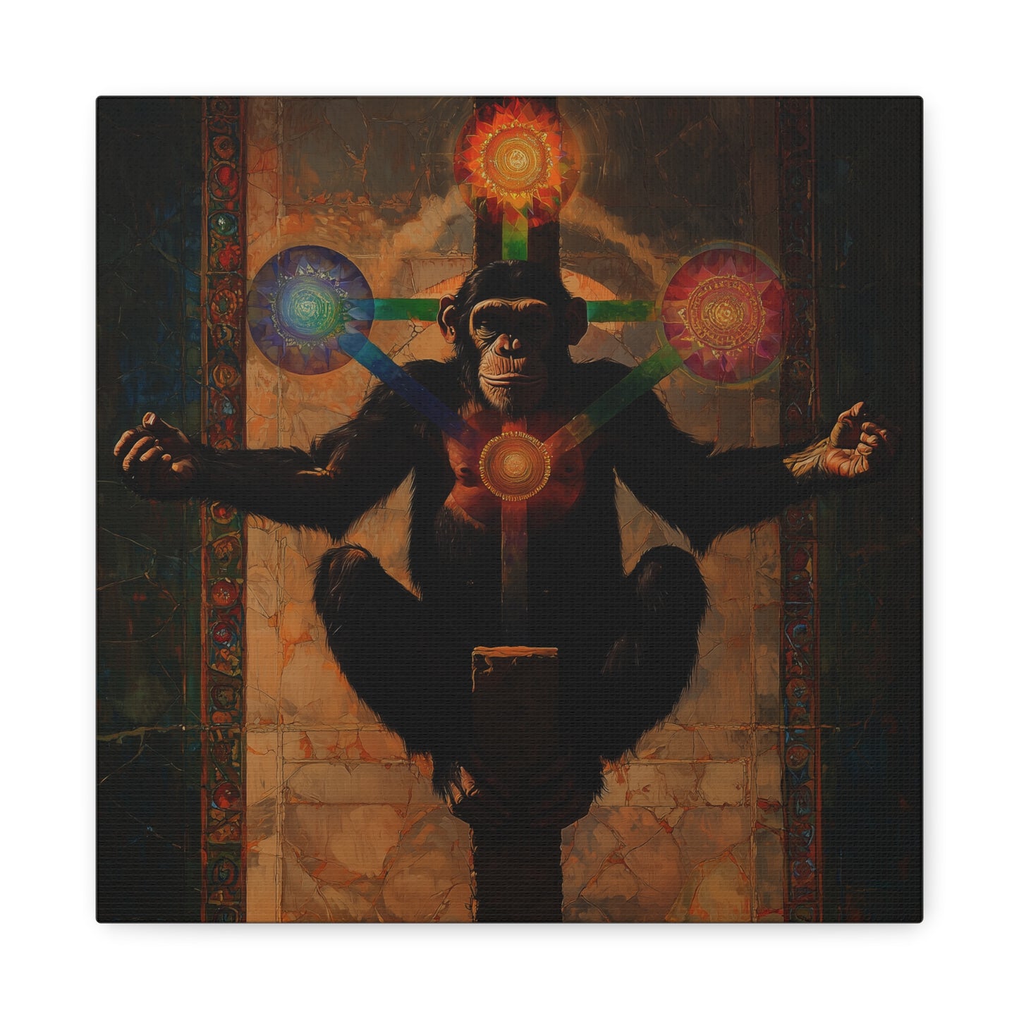 Simian Liturgy Canvas Print