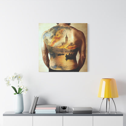 A Blaze Within Canvas Print