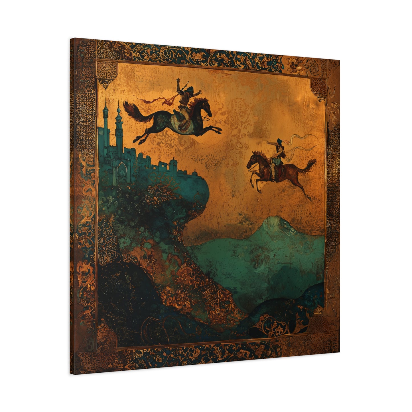 Riders of Midnight Canvas Print